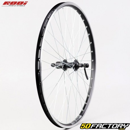 26&quot; bicycle rear wheel (19-559) for 8/9V cassette Rodi Skorpion aluminum black