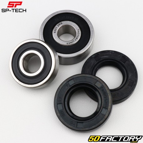 Cuscinetti e guarnizioni paraoli ruota anteriore Kawasaki KX 65, 85, KLX 140 SP-Tech