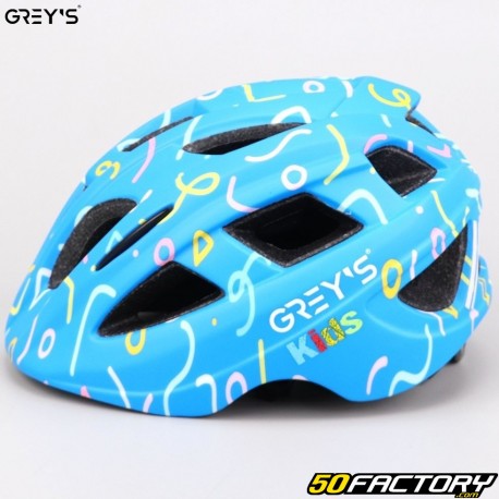 Grey&#39;s matt blue children&#39;s bicycle helmet