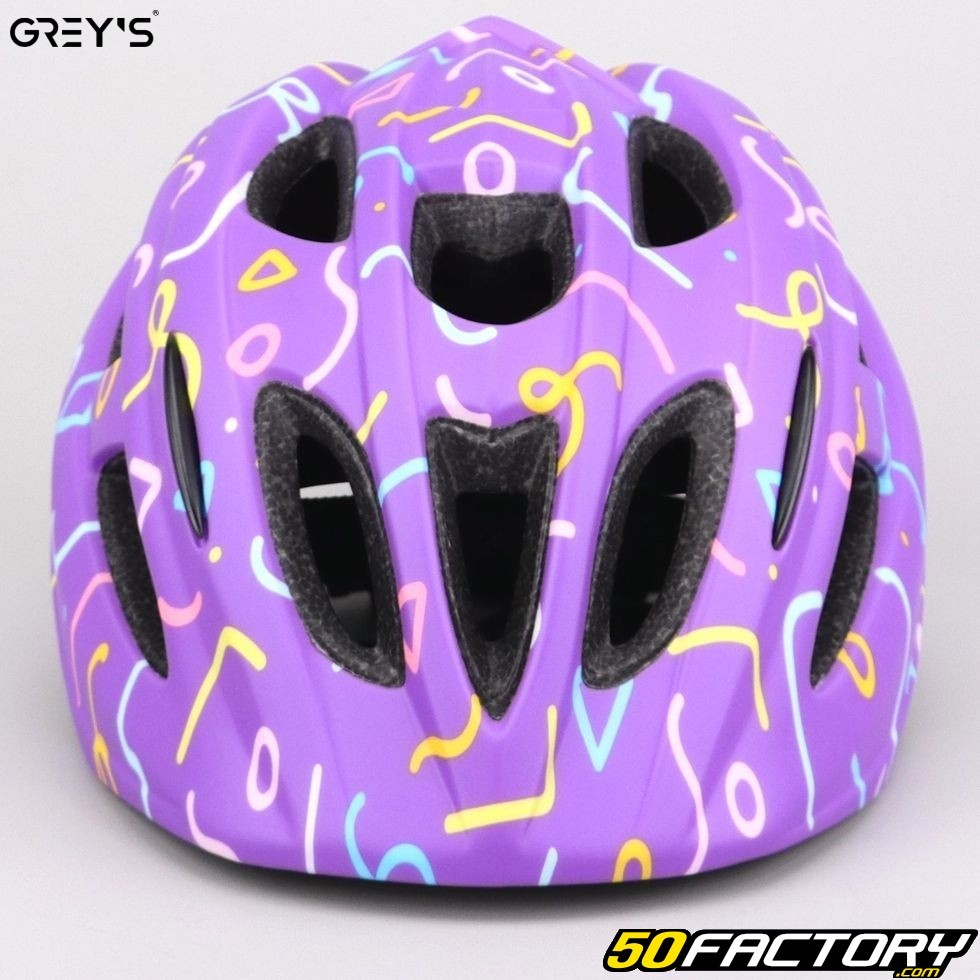 Casque vélo enfant Grey's violet mat – Équipement cycliste