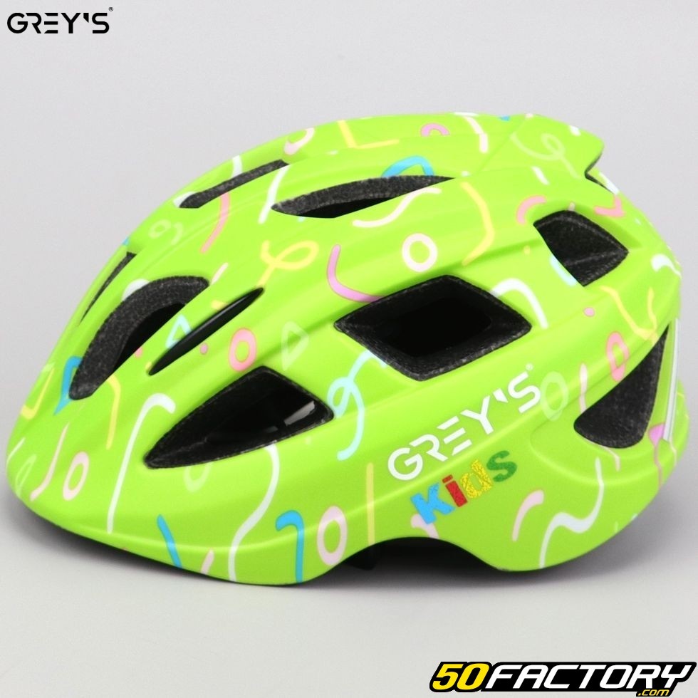 Casque vélo enfant Grey's vert mat – Équipement cycliste