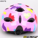 Casco de bicicleta infantil Grey&#39;s rosa brillante