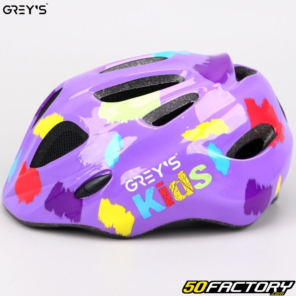 Casque vélo enfant Grey's violet mat – Équipement cycliste