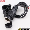 Cigarette lighter power socket with handlebar support Lampa Mount Socket black