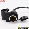 Cigarette lighter power socket with handlebar support Lampa Mount Socket black