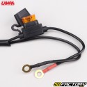 Cigarette lighter power socket with handlebar support Lampa Mount Socket black