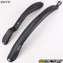 Front and rear mudguards for 26&quot; to 28&quot; Grey&#39;s Pike Bolt bike black (with rod) V2