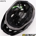 Casco de bicicleta Grey&#39;s negro y gris mate