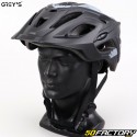 Casco de bicicleta Grey&#39;s negro y gris mate