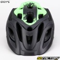 Grey&#39;s black and matte green V1 bicycle helmet