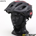 Grey&#39;s cycling helmet black and matte red