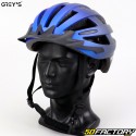 Casco ciclista Grey&#39;s negro y azul oscuro mate