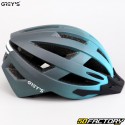 Casco ciclismo Grey&#39;s nero e azzurro opaco