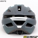 Casco ciclista Grey&#39;s negro y azul claro mate