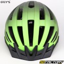 Casco de bicicleta VXNUMX negro y verde mate de Grey