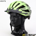 Grey&#39;s black and matte green V2 bicycle helmet