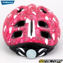 Children&#39;s bicycle helmet with integrated rear lighting Polisport Love pink