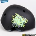 Casco de bicicleta para niños. Polisport Urban  Negro y verde radicales