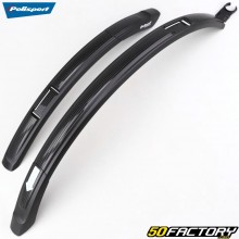 Front and rear mudguards for 26&quot; and 28&quot; bikes Polisport Expander City black 51 mm