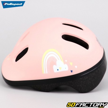 Children's bicycle helmet (-3 years old) Polisport Happy Rainbow pink