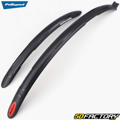 Front and rear mudguards for XNUMX&quot; bike Polisport  Colorado City  black XNUMX mm