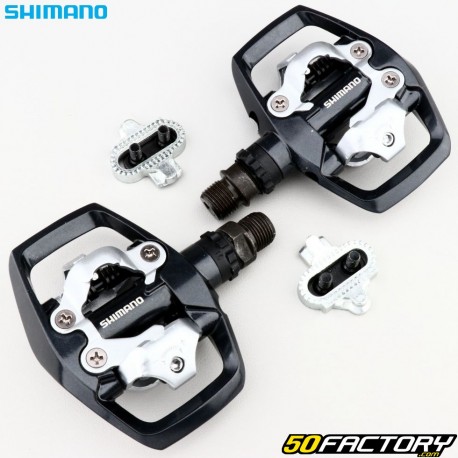 SPD automatic pedals for Shimano PD-EDXNUMX MTB bike black