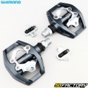 Pedali semiautomatici SPD per bici MTB Shimano PD-EH500 grigi