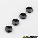 Black Ã˜13.5mm BTR Screw Caps (4 Pack)