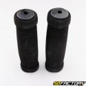 Black foam bike grips