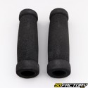 Black foam bike grips