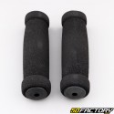 Black foam bike grips