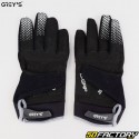 Grey&#39;s black and gray long winter cycling and scooter gloves