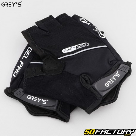 Gants courts vélo, trottinette Grey's Air Vent noirs