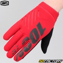 Cross-Handschuhe Winter XNUMX % Brisker Evo rot