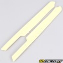 Footboard plastic runner strips MBK 51, Moped N40 ... beige