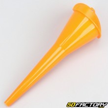 Long plastic funnel &Oslash;75 mm orange