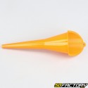 Long plastic funnel Ã˜75 mm orange