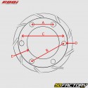 29&quot;-Hinterrad (19-622) für die schwarze Aluminiumkassette 8/9V Rodi FW Disc