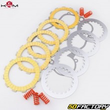 Clutch discs and springs with seal Derbi Euro 3 KRM Pro Ride hard (5 discs)