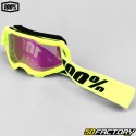 Mask 100% Strata 2 fluorescent yellow pink iridium screen