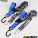 2m Lashing Straps with Blue Cycra Cam Buckles and Hooks (Pack of 2)