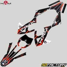 Kit decorativo Rieju MRT  XNUMX (desde XNUMX), MRT  XNUMX (desde XNUMX) KRM Pro Ride  naranja