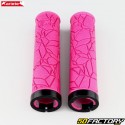 Puños de bicicleta Ariete Basalto Lock-On rosa