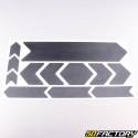 Carbon bike frame protection stickers (set of 10)