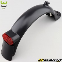 Guardabarros trasero con luz para scooter Xiaomi ProXNUMX, MiXNUMX, Essential Wattiz negro