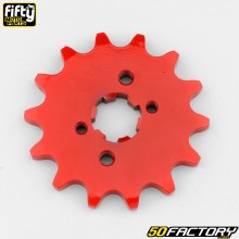 14 tooth 420 box output sprocket Derbi,  Aprilia,  Gilera... Fifty red