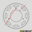 Bici tascabile in acciaio Crown 64 denti T8F, quad tascabile