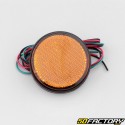 Refletor redondo Ã˜58 mm laranja com LEDs