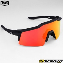 100% Speedcraft SL glasses black red Hiper glass