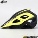 casco de bicicleta de montaña UFO  Defcon-Three negro y amarillo fluorescente